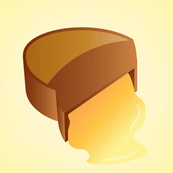 Ilustración Vectorial Personaje Dibujos Animados Casco Amarillo — Vector de stock