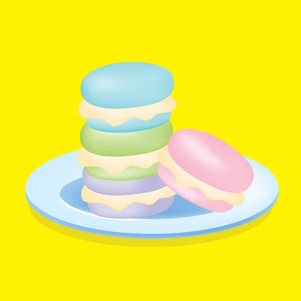 Donuts Einfache Farbvektorillustration — Stockvektor