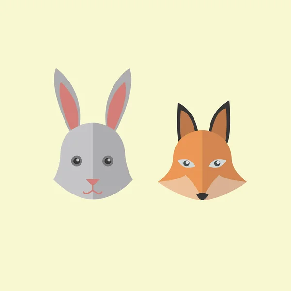 Cute Rabbit Cartoon Vector Illustration — Stock Vector