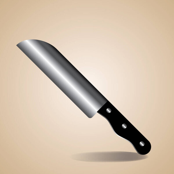 Knife simple color vector illustration