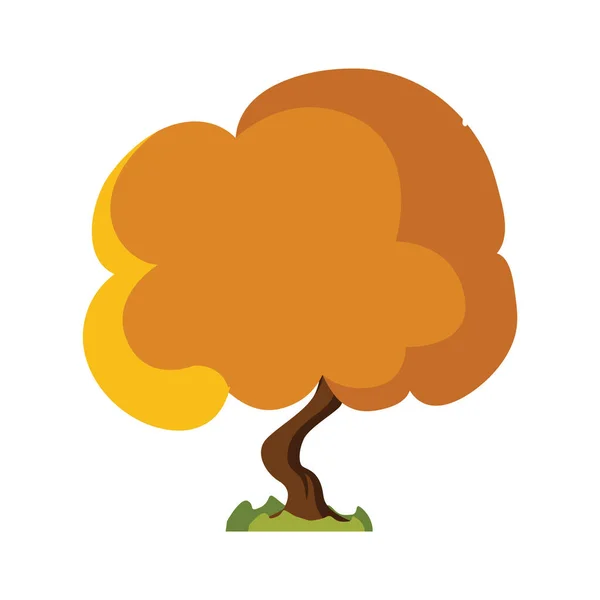 Icono Del Árbol Diseño Plano Ilustración Vectorial — Vector de stock