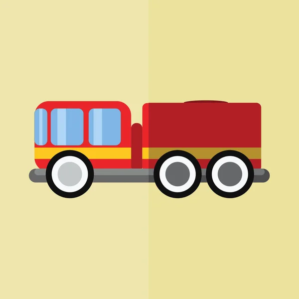 Brandweer Pictogram Vector Illustratie — Stockvector