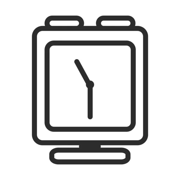 Ilustração Vetorial Relógio Ícone Moderno — Vetor de Stock