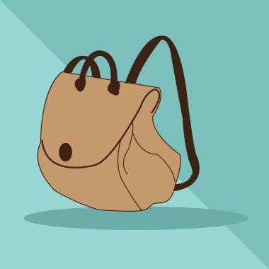 Alışveriş torbaları ikon vektör illüstrasyon grafik tasarımlı çanta