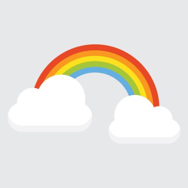 Bulutların vektör illüstrasyonu