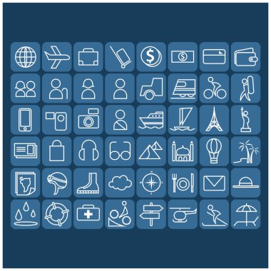 Basit renk vektör illüstrasyonu