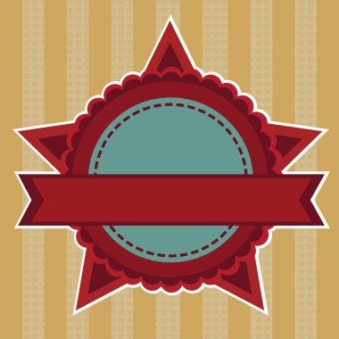 soyut vintage arkaplan vektör çizimi