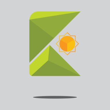 Basit grafik simgesi vektör illüstrasyonu 