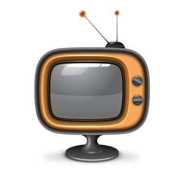 Büyük televizyonlu 3D görüntüleme.
