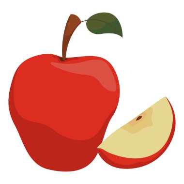 elma vektörü çizimi, simge ögesi arkaplanı