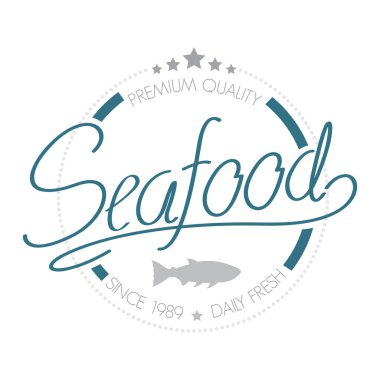 Restoranın logosunun vektör çizimi