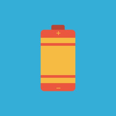 pil simgesi. düz vektör çizicisi 10 birim