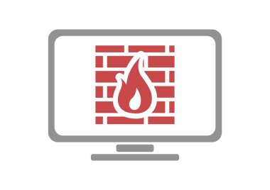 Modern b 'nin vektör illüstrasyonunda ateşten yoksun simge