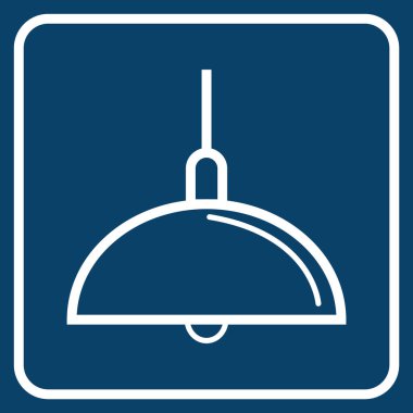 Yiyecek vektör simgesi. biçim iki renkli düz sembol, mavi ve gri renkler, yuvarlak açılar, yeşil arkaplan