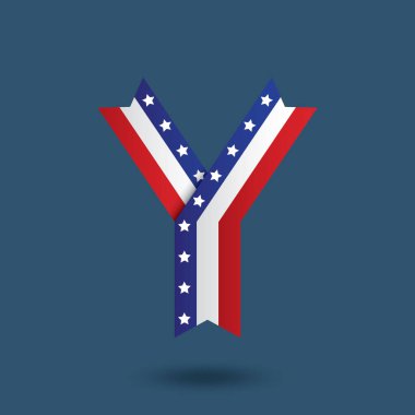 Amerikan vektör illüstrasyon simgesi