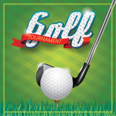 Şehir merkezinde vektör golf kartı.