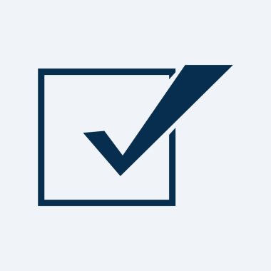 İşaret simgesini işaretle. vektör illüstrasyonu