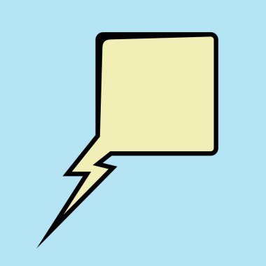 konuşma balonu simgesi, vektör illüstrasyonu