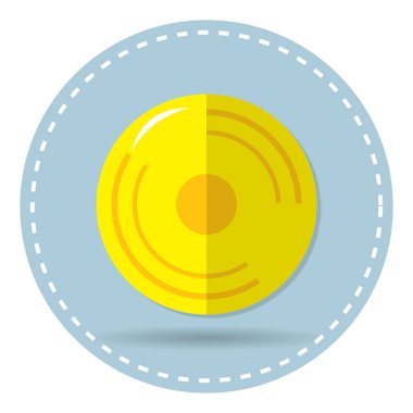 Basit grafik simgesi vektör illüstrasyonu 