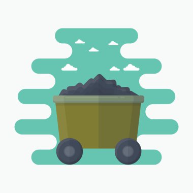 Basit grafik simgesi vektör illüstrasyonu