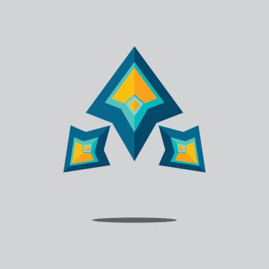 Basit grafik simgesi vektör illüstrasyonu 