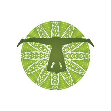 vektör soyut çiçek logo şablonu