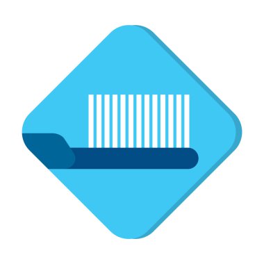 Diş düzlüğü simgesi, vektör illüstrasyonu