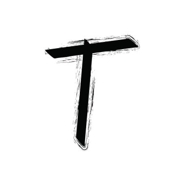 F harfinin vektör illüstrasyonu