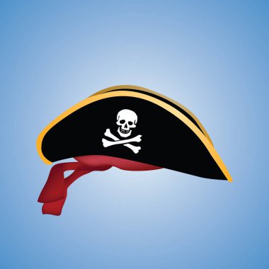 Maskeli bir iskeletin vektör çizimi