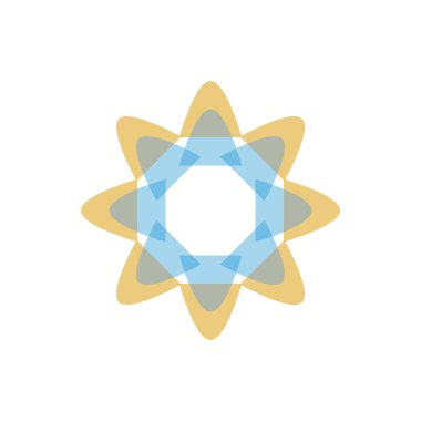 Modern geometrik süslemenin vektör çizimi