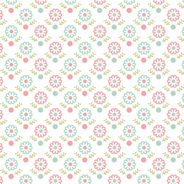 Çiçekli, kusursuz çiçek deseni.