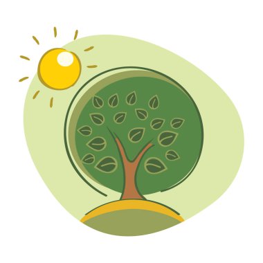 Basit grafik simgesi vektör illüstrasyonu 