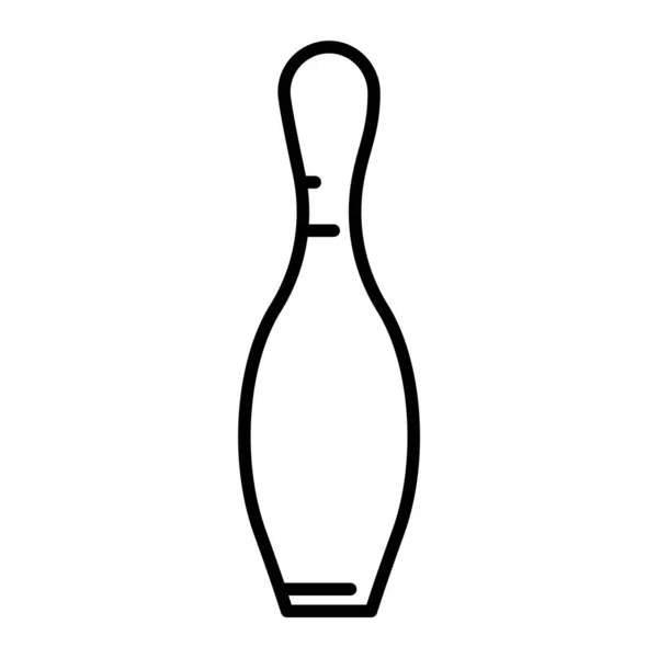 Bowlingklot Ikonen Vektor Illustration — Stock vektor