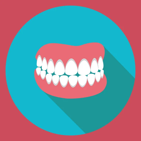 Symbol Der Zahnspange — Stockvektor