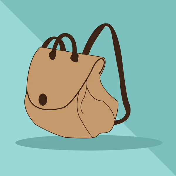 ショッピングバッグアイコンベクトルイラストグラフィックデザイン付きバッグ — ストックベクタ