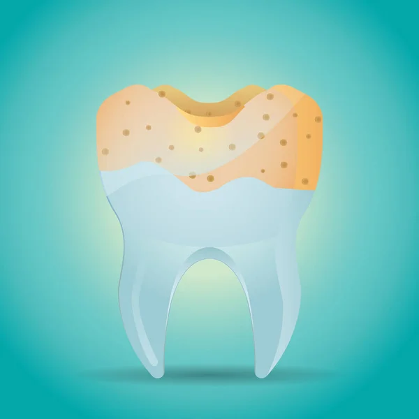 Ikona Dentystyczna Płaska Ilustracja Wektorowa — Wektor stockowy