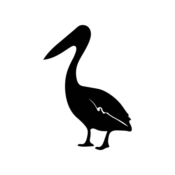 Vector Illustration Bird Silhouette — Stock Vector