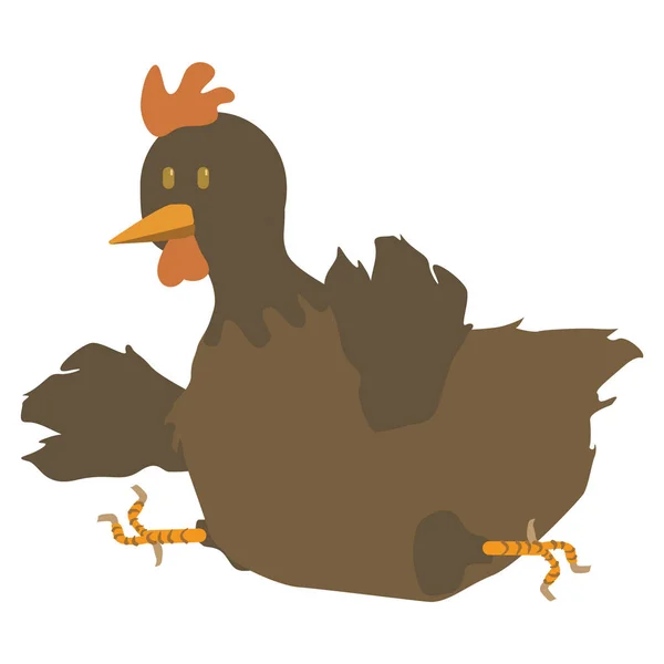 Illustrazione Vettoriale Uccello Carino — Vettoriale Stock
