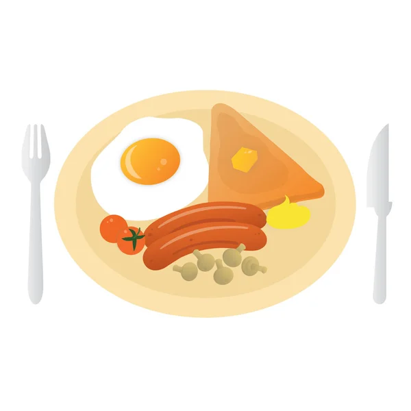 Cuisine Nourriture Illustration Vectorielle — Image vectorielle