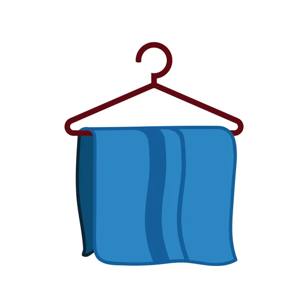 Handtuch Symbol Einfachen Stil Isoliert Auf Weißem Hintergrund — Stockvektor