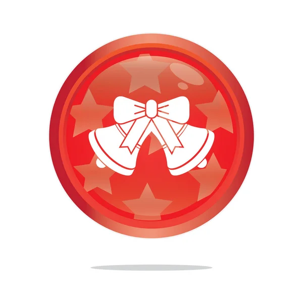 Christmas Decoration Icon Vector Illustration — Stock Vector