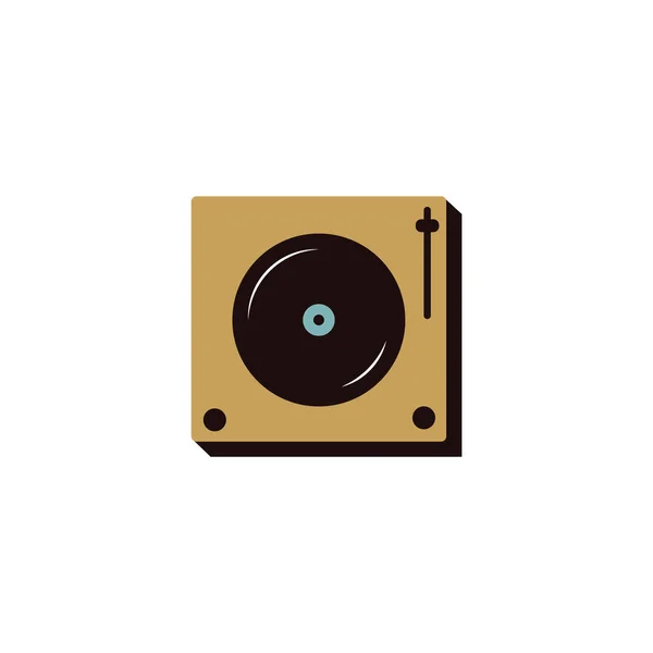 Vektorová Ilustrace Vinylového Záznamu — Stockový vektor