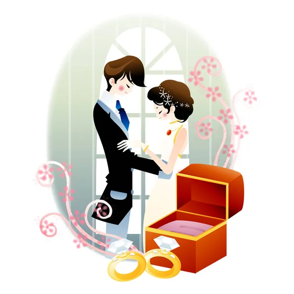 Concepto Amor Icono Vector Ilustración — Vector de stock