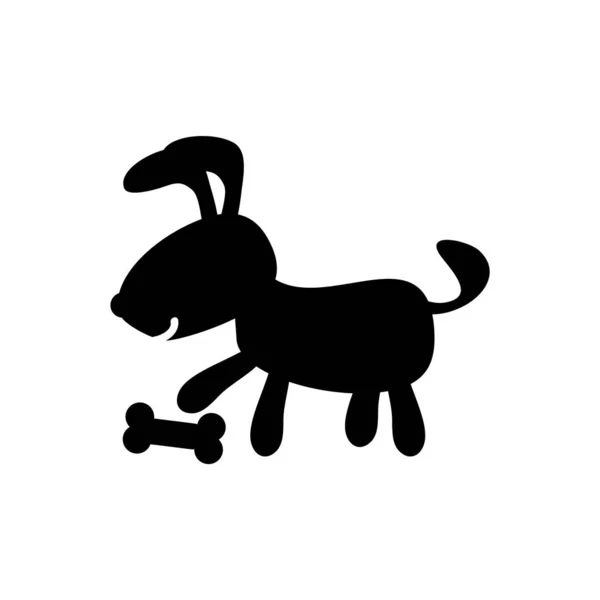 Διανυσματική Απεικόνιση Ενός Χαριτωμένου Σκύλου — Διανυσματικό Αρχείο