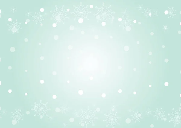 Sfondo Natale Con Fiocchi Neve Stelle — Vettoriale Stock