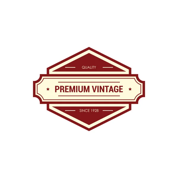 Vintage Retro Label Vector Illustration — Stock Vector