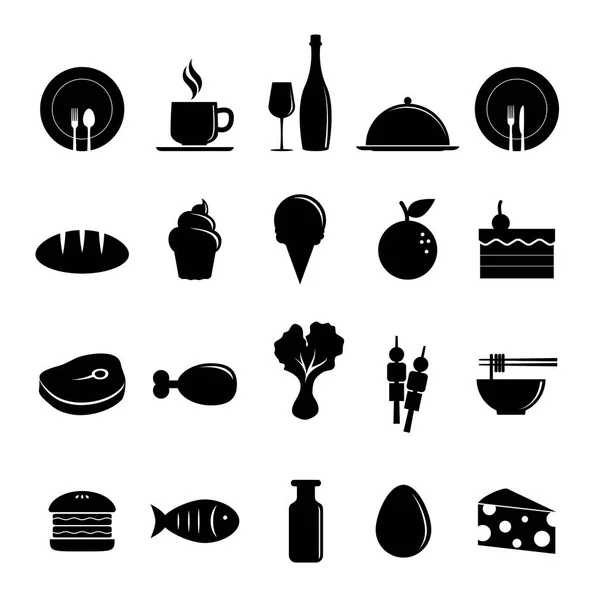 Cuisine Nourriture Illustration Vectorielle — Image vectorielle