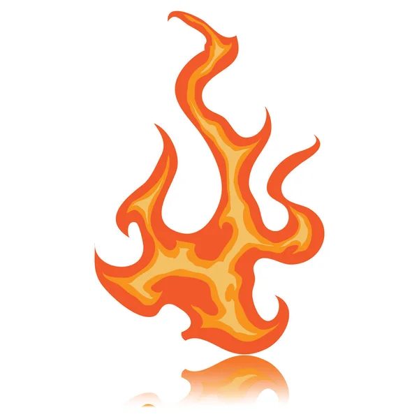 Ilustración Vectorial Incendio — Archivo Imágenes Vectoriales
