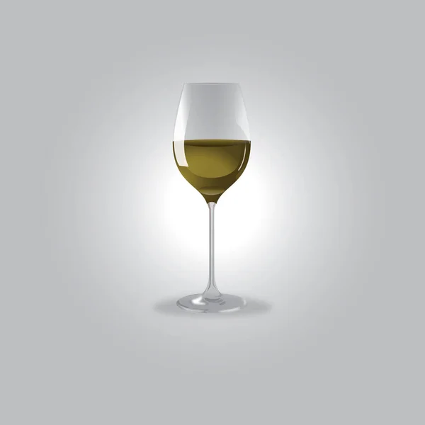 Bannière Stylisée Simple Avec Icônes Vin Illustration Vectorielle — Image vectorielle