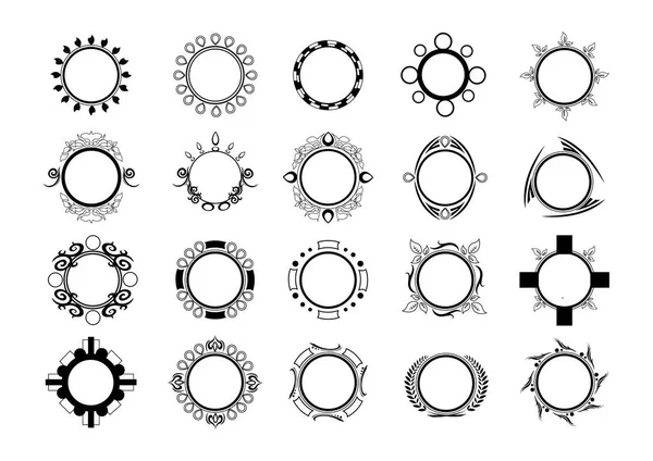 Set Vector Illustrations Different Kinds Hand Drawn Elements — Stock Vector